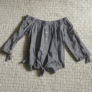 Off the shoulder shirt